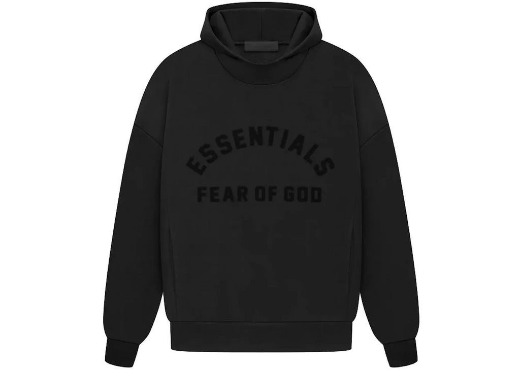 Fear of God Essentials Arch Logo Hoodie 'Jet Black'