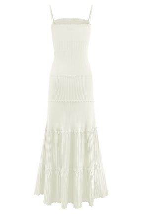 Finley Pointelle Knit Maxi Dress - Ivory
