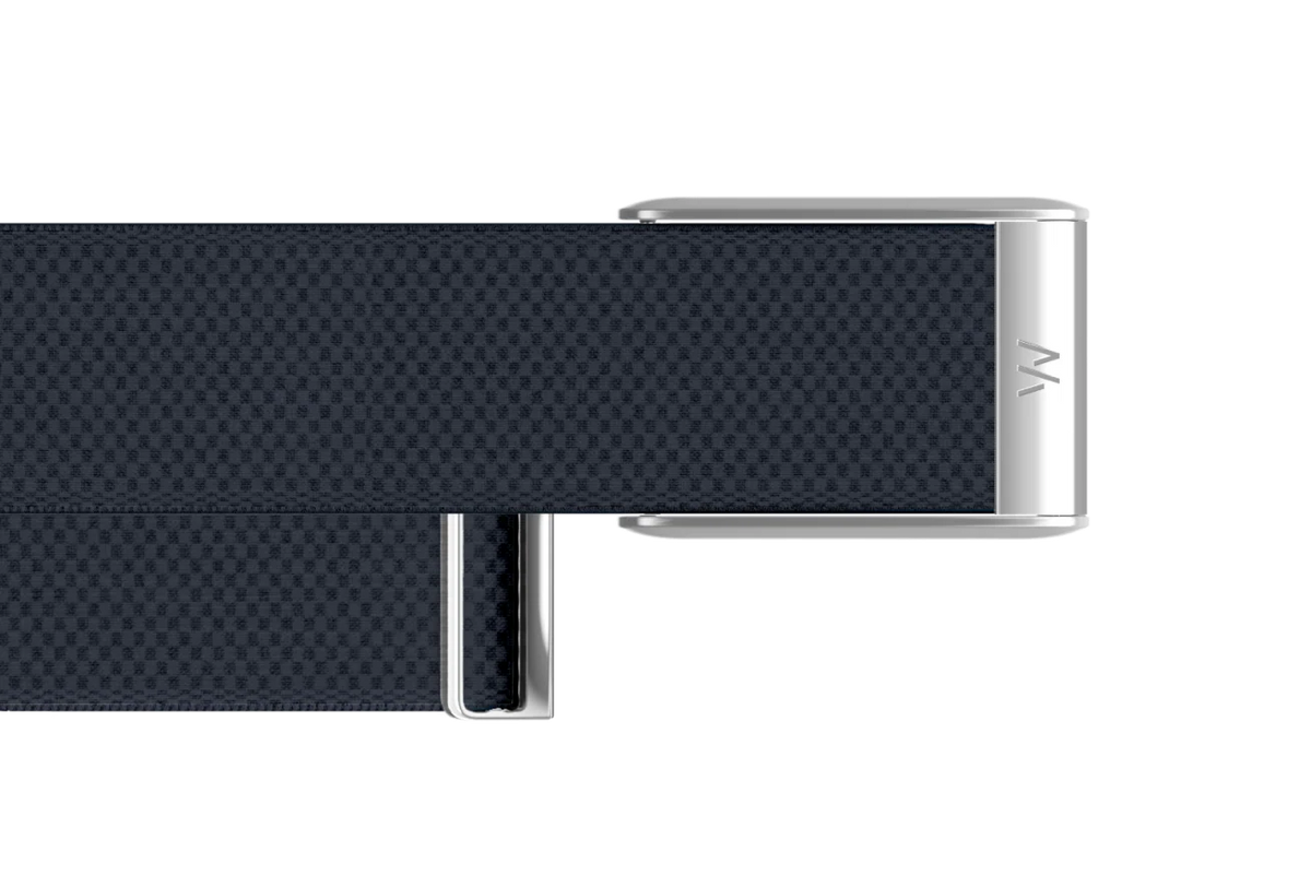 Whoop 5.0 SuperKnit Luxe Band - Midnight with Titanium
