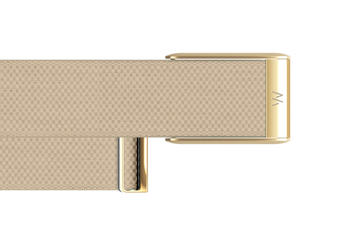 Whoop 5.0 SuperKnit Luxe Band - Dune with Gold