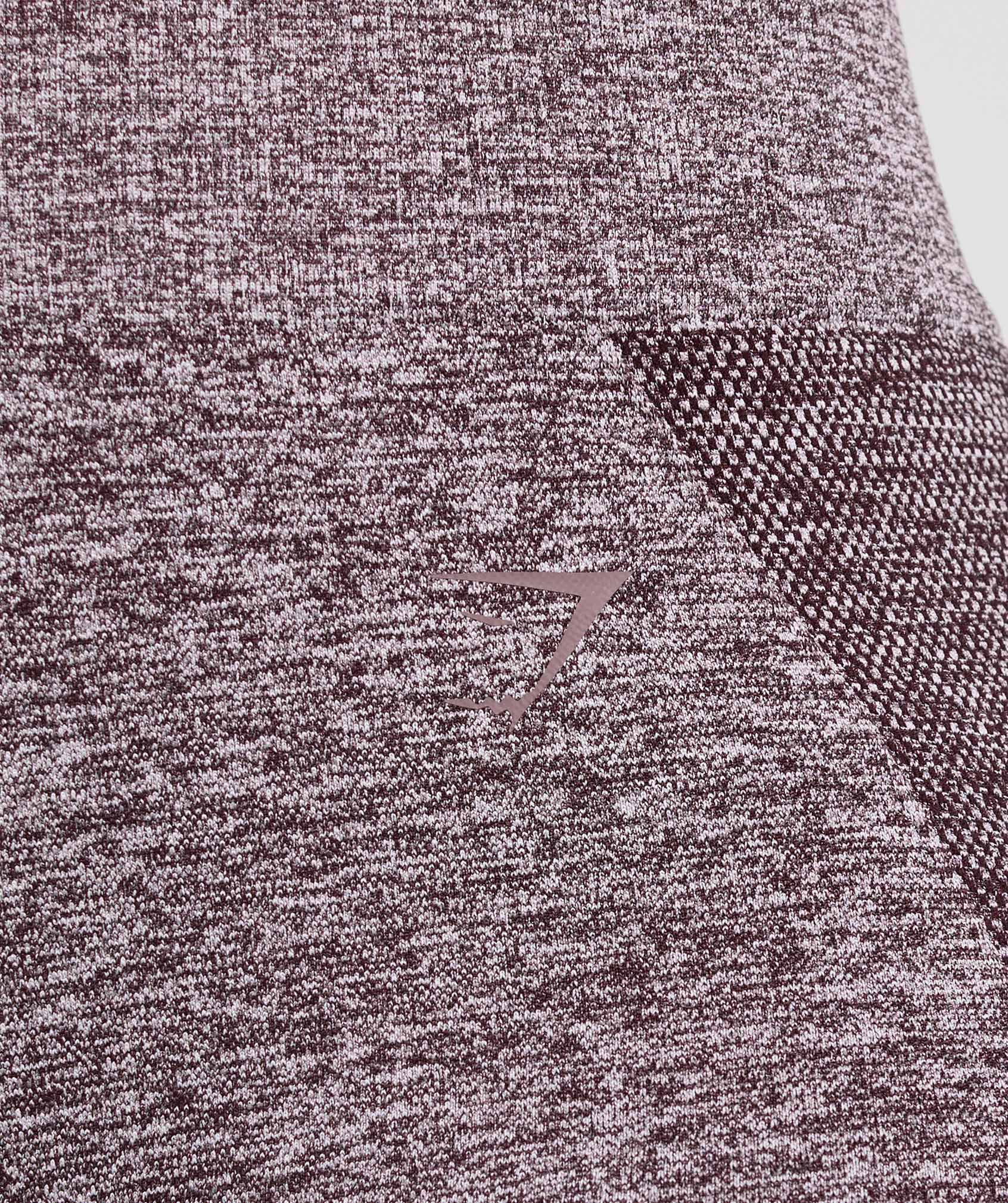 Gymshark Flex High Waisted Leggings - Plum Brown/White Marl