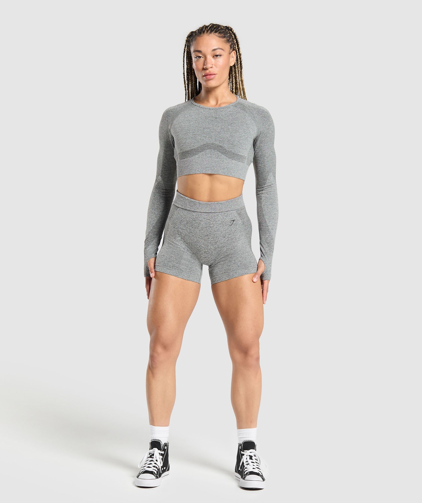 Gymshark Flex Shorts - Charcoal Grey Marl