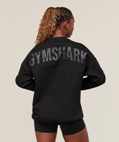 Gymshark Premium Power Crew - Black