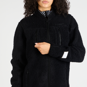 Iceland Fleece Jacket, Unisex - Black