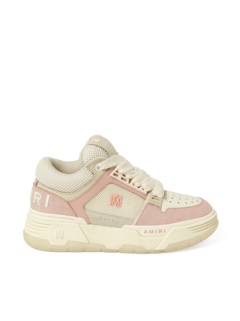 Amiri Low-Top Pink & Beige Mesh Sneakers