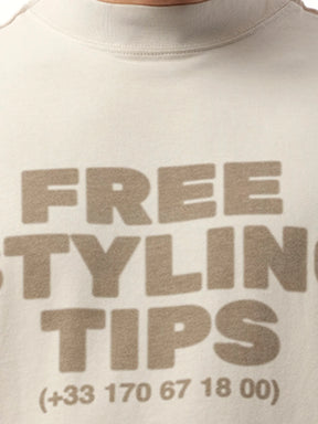 Hotline Double Front T-Shirt in White