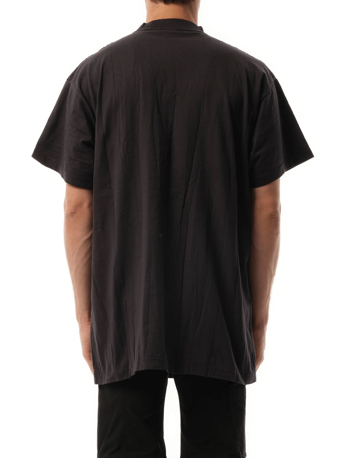 AGAICNELAB Oversized T-Shirt in Washed Black/Anthracite