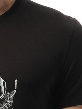 Skull Bones T-Shirt in Black