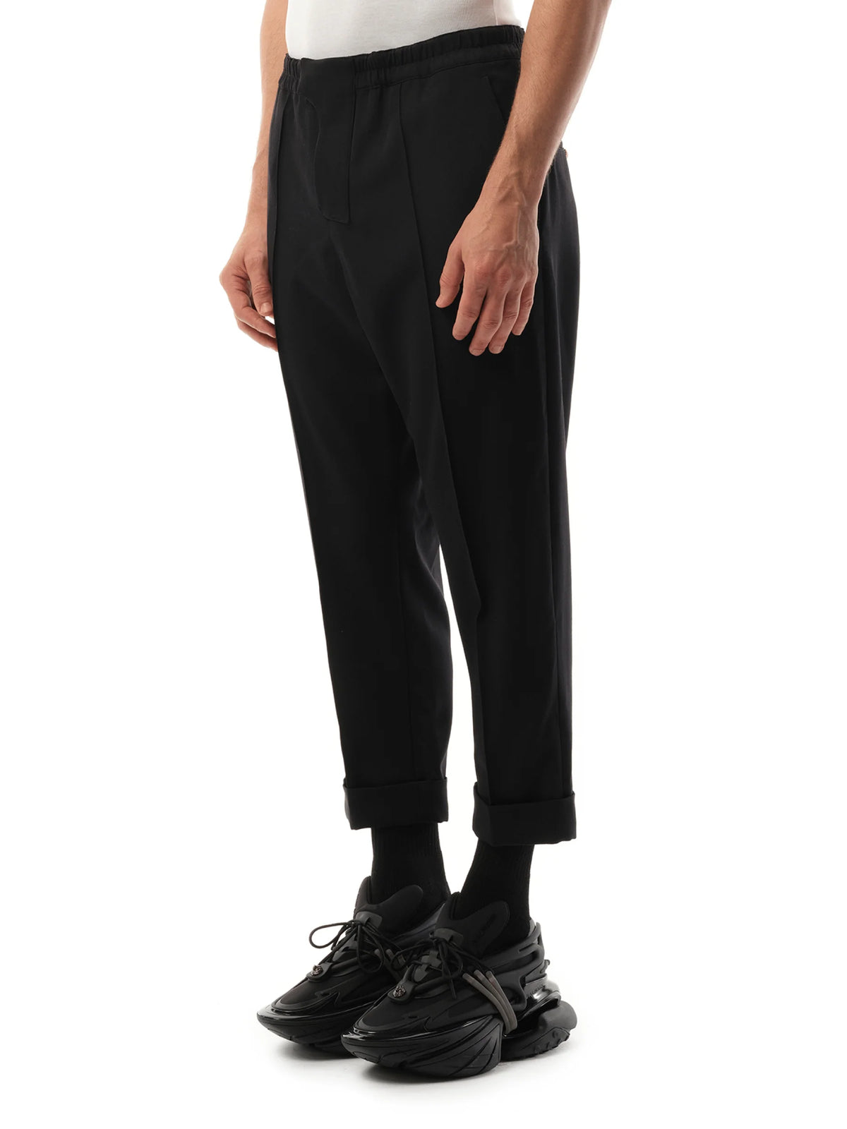 Tailored GDP Slouch Pants in Black