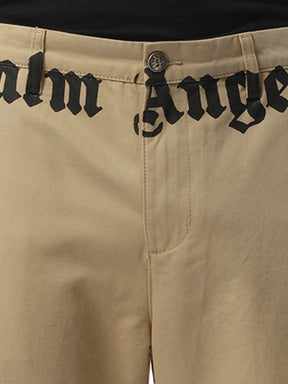Classic Logo Chino Pants in Hazelnut/Off White