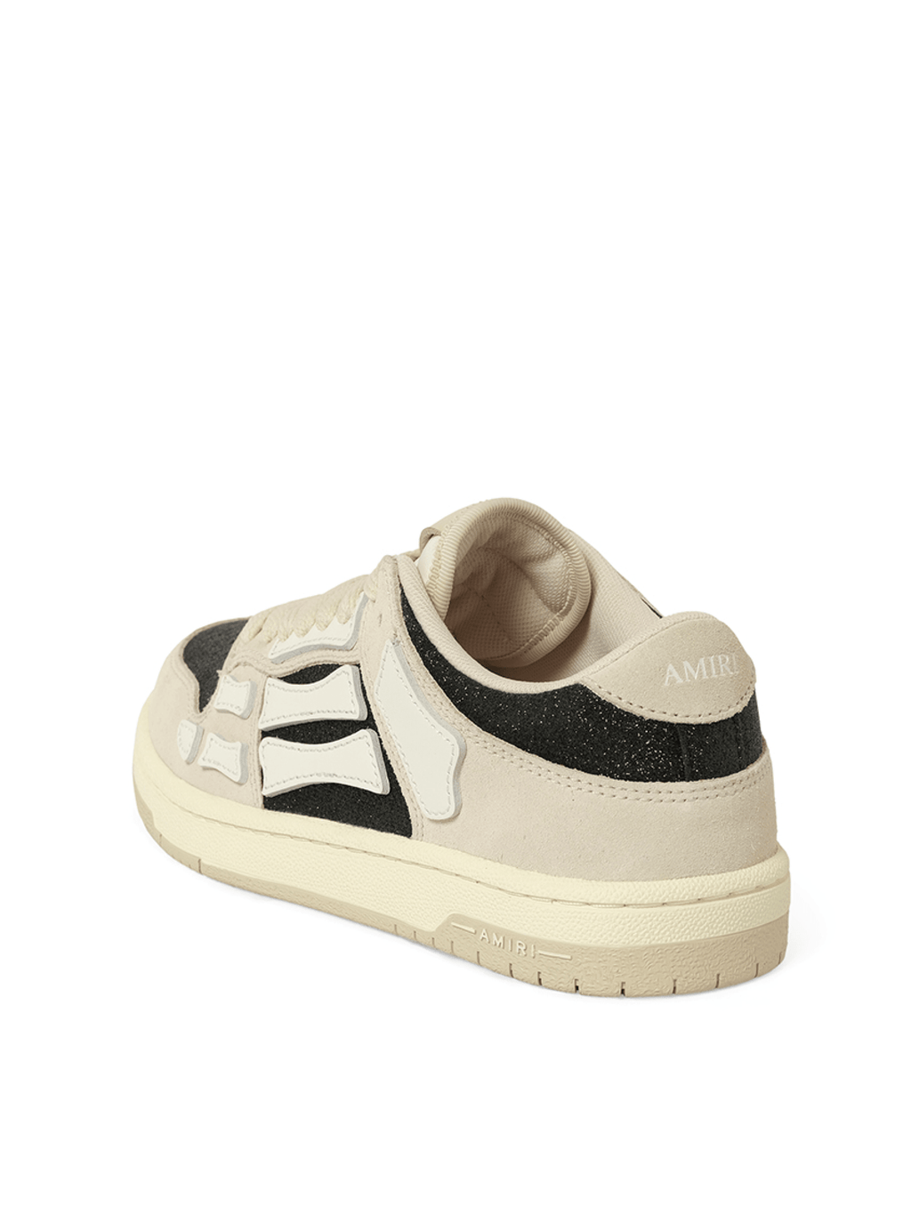 Amiri Low-Top Black & Beige Sneakers