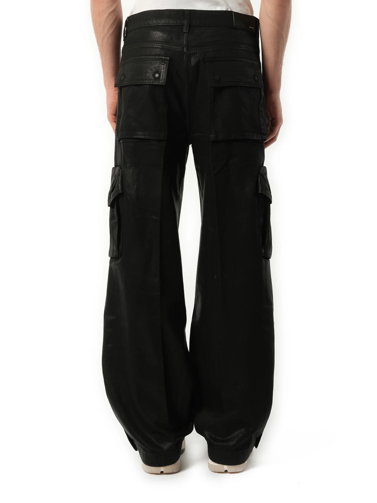 Wax M65 Baggy Cargo Pants in Black OD