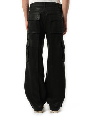 Wax M65 Baggy Cargo Pants in Black OD