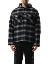 Hooded Overshirt in Midnight Navy