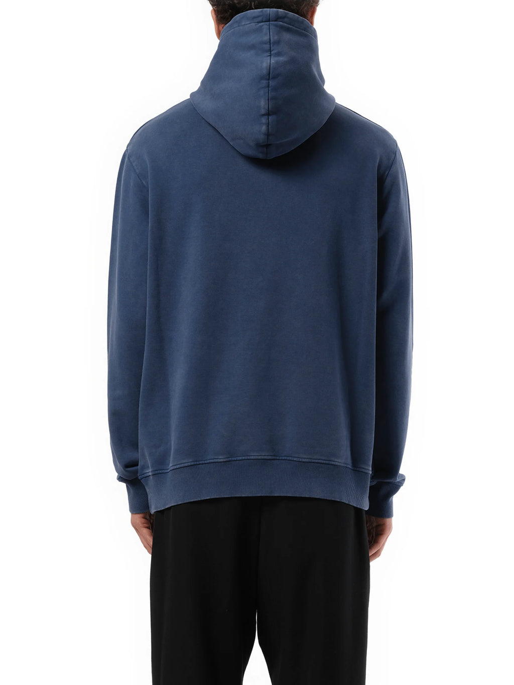 Balmain Vintage Emb Hoodie in Blue
