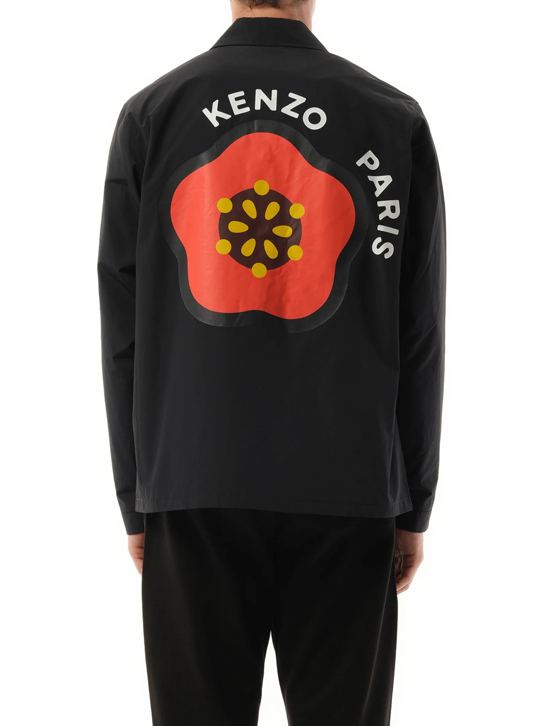 Kenzo Pop Light Coach Jacket in Black