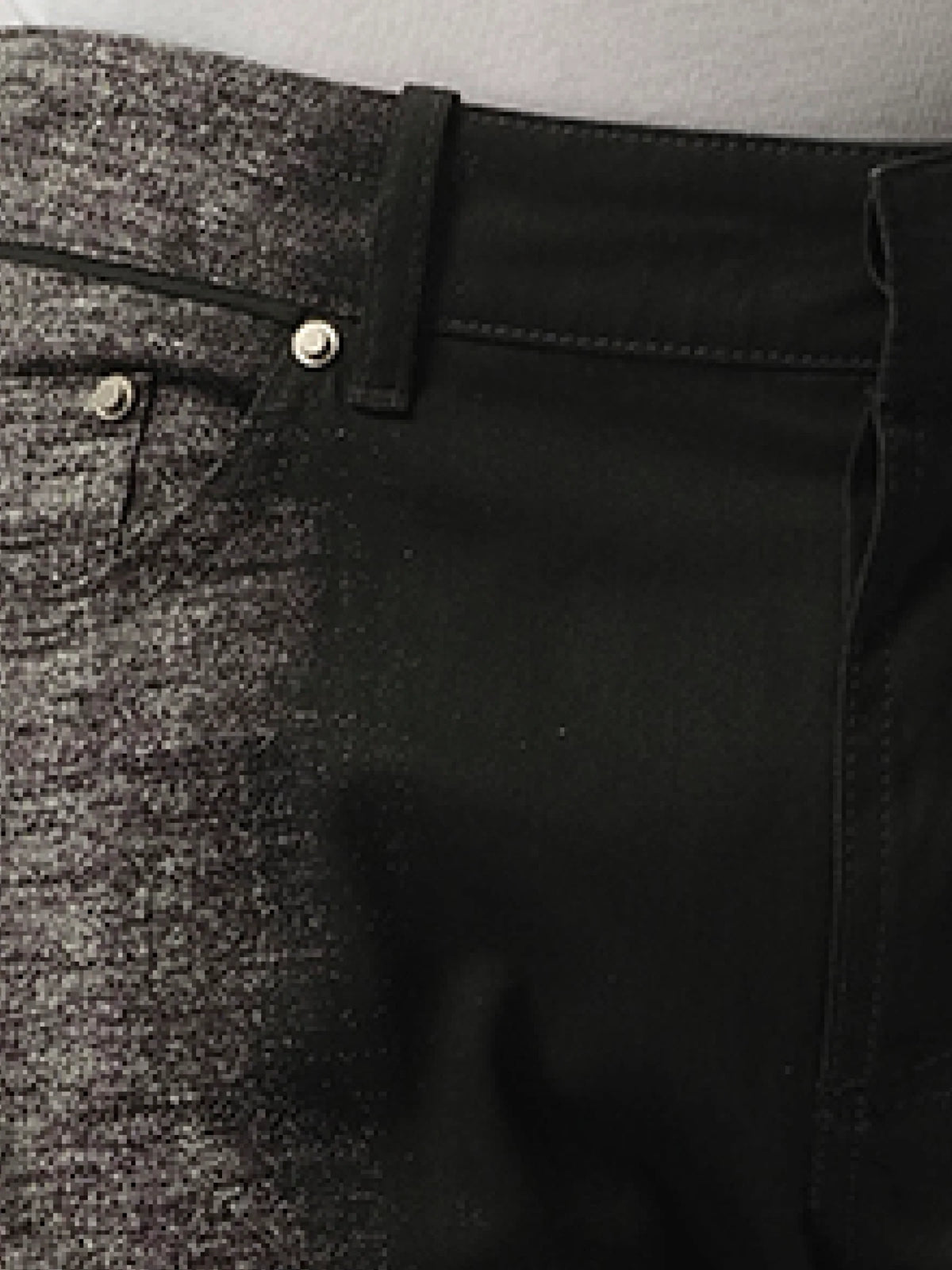 Denim Imprime Jeans in Black