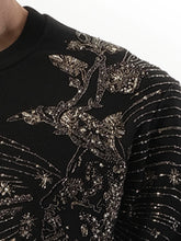 Emb Sweatshirt in Black