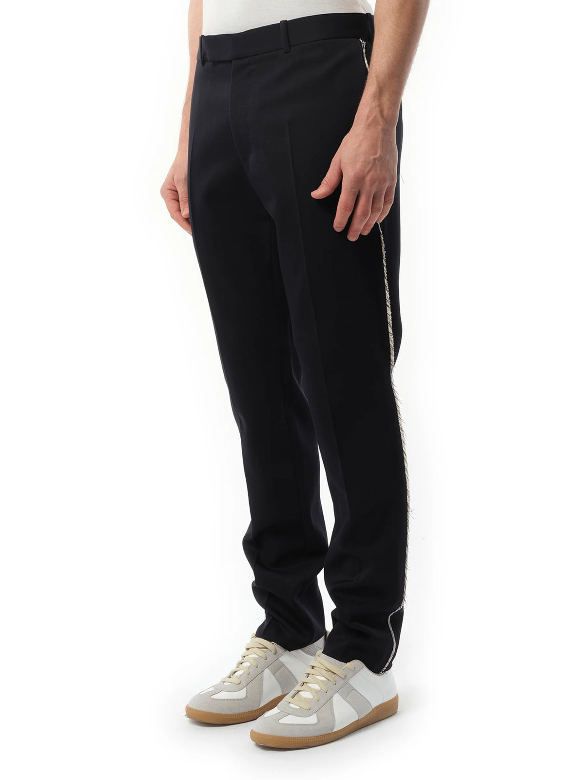 Slim Cut Pants in Navy