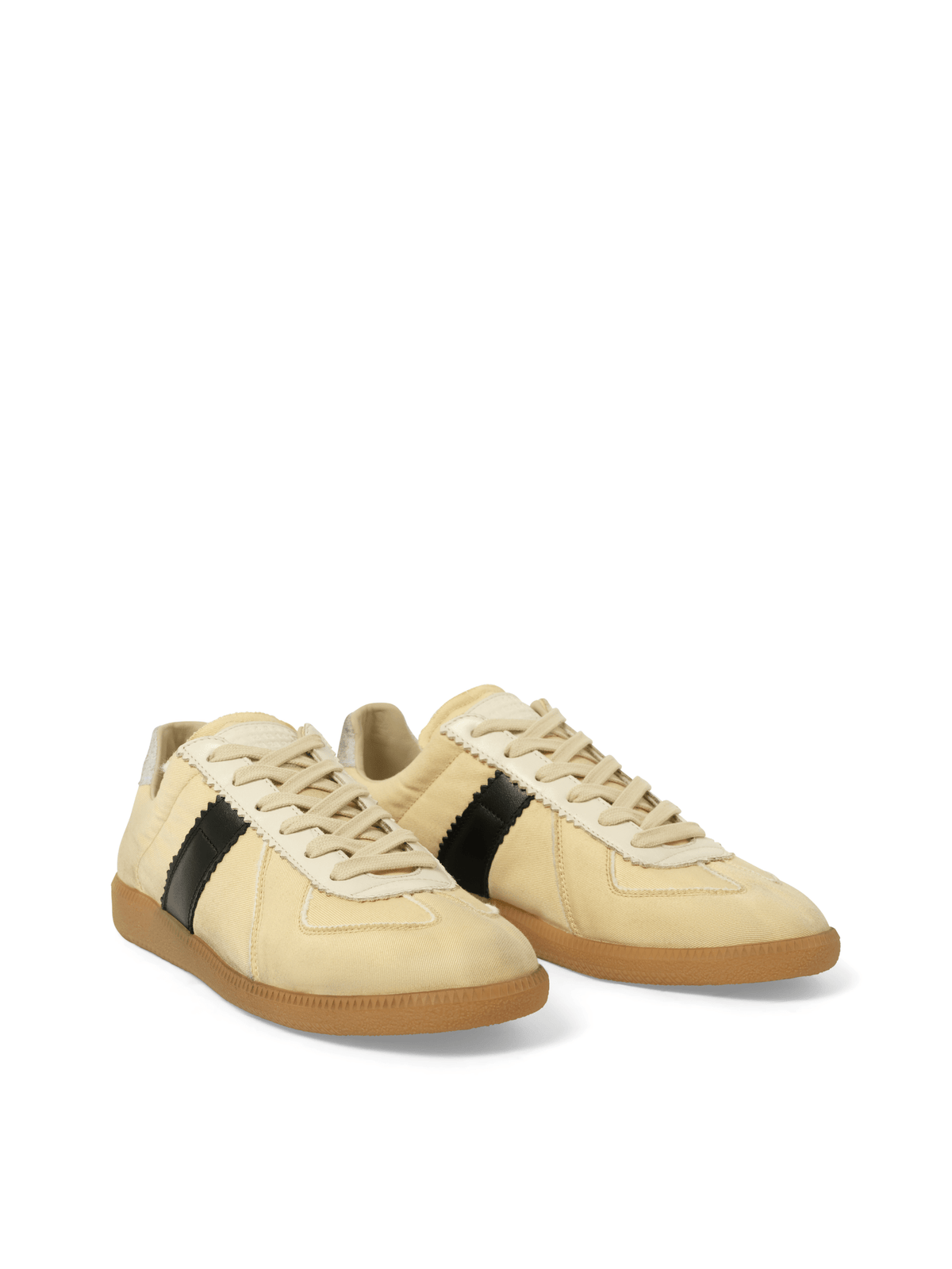 MAISON MARGIELA Replica Sneaker in Black/Yellow