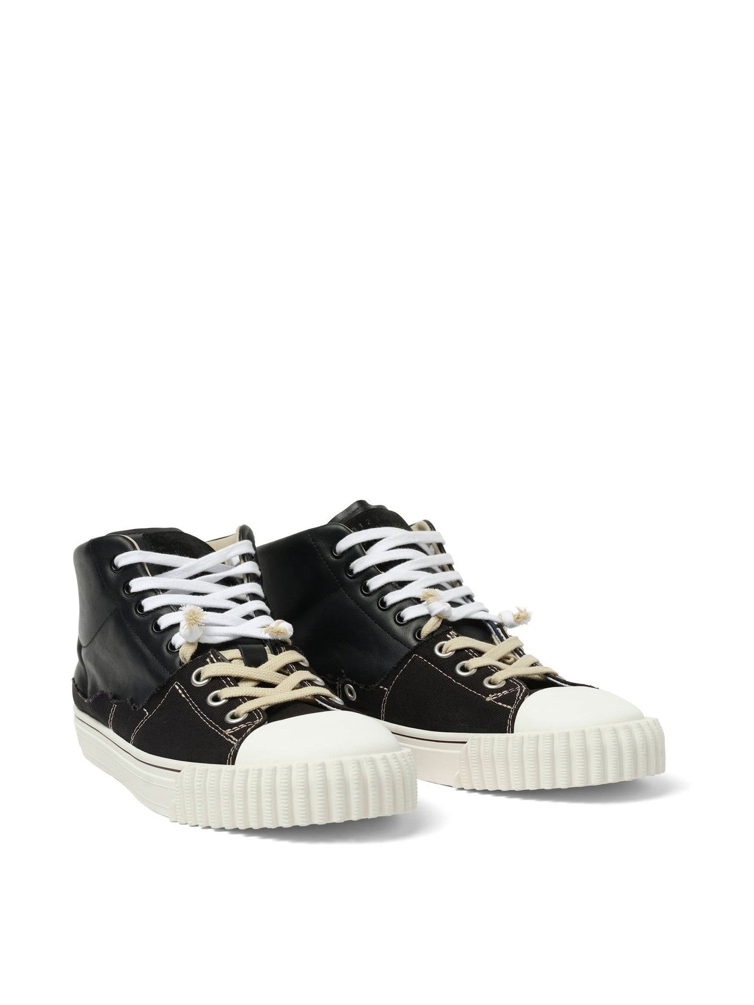 MAISON MARGIELA New Evolution Mid Top Sneaker in Black