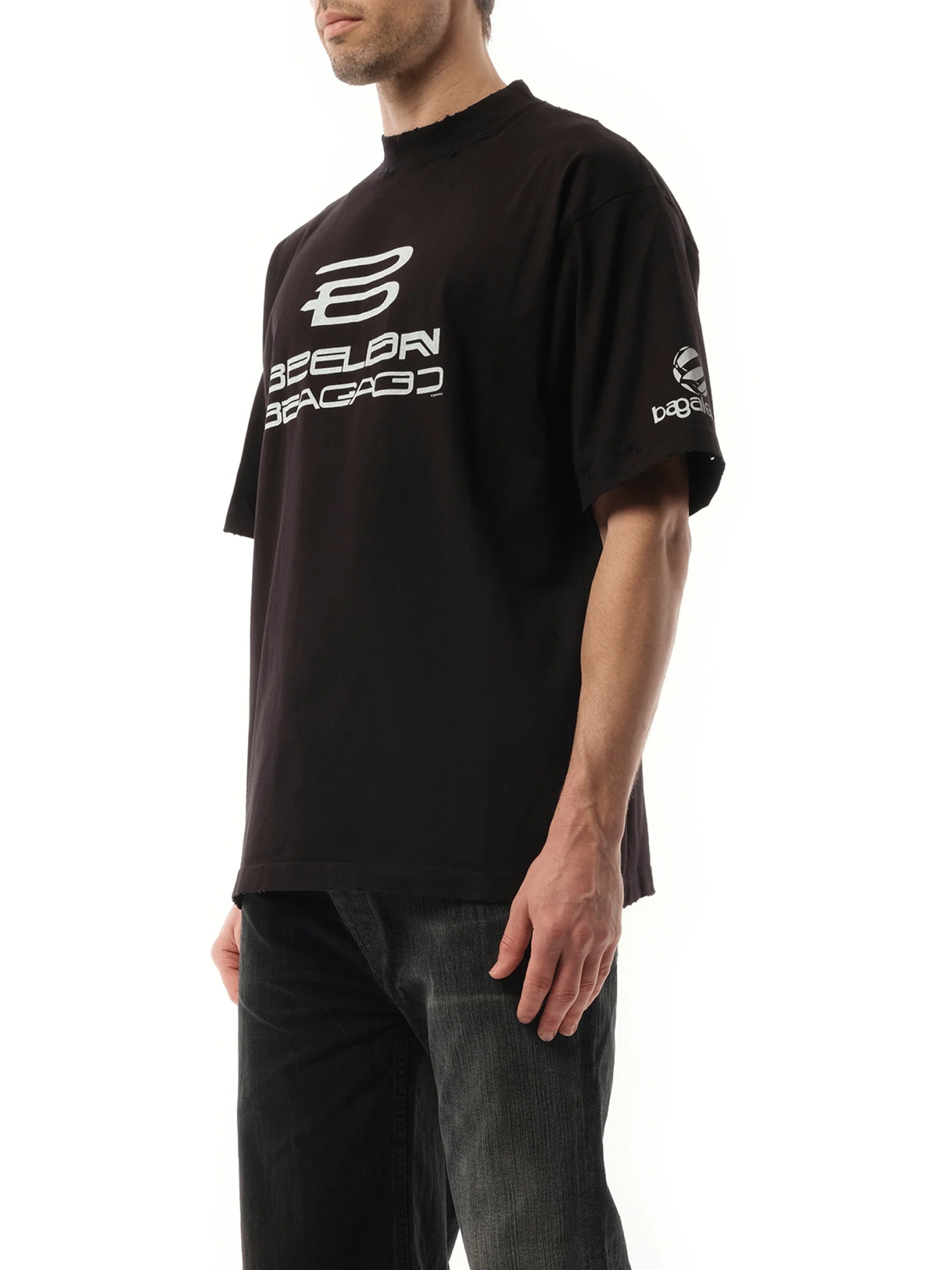 AI Generated Medium Fit T-Shirt in Black/White