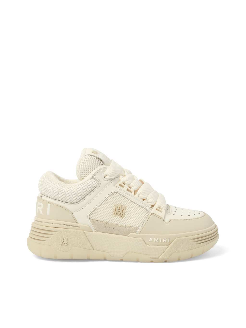 Amiri Low-Top Cream & Beige Mesh Sneakers