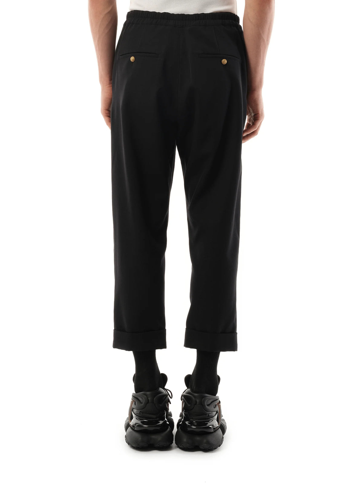 Tailored GDP Slouch Pants in Black