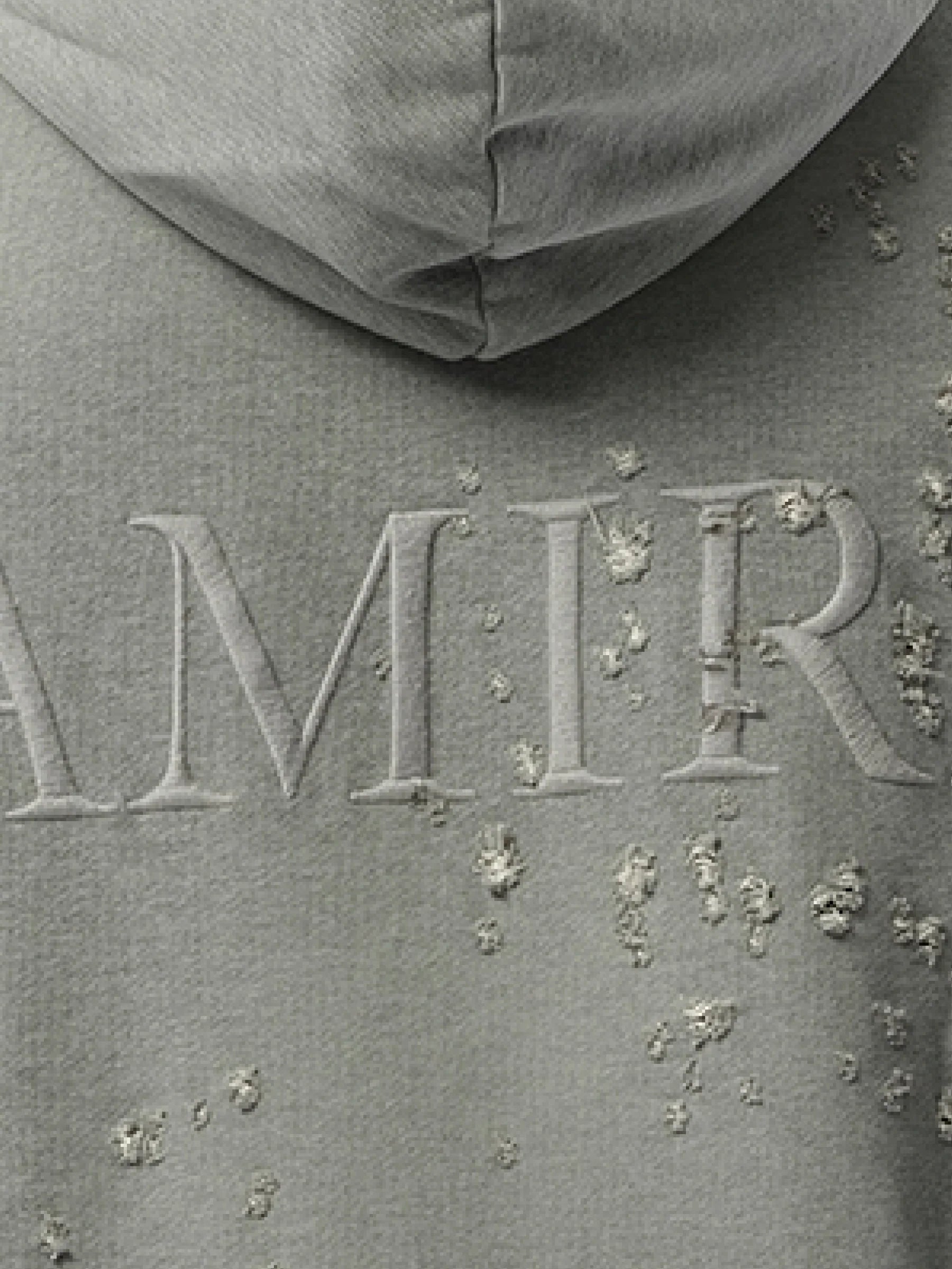 MA Shotgun Embroidered Hoodie in Grey