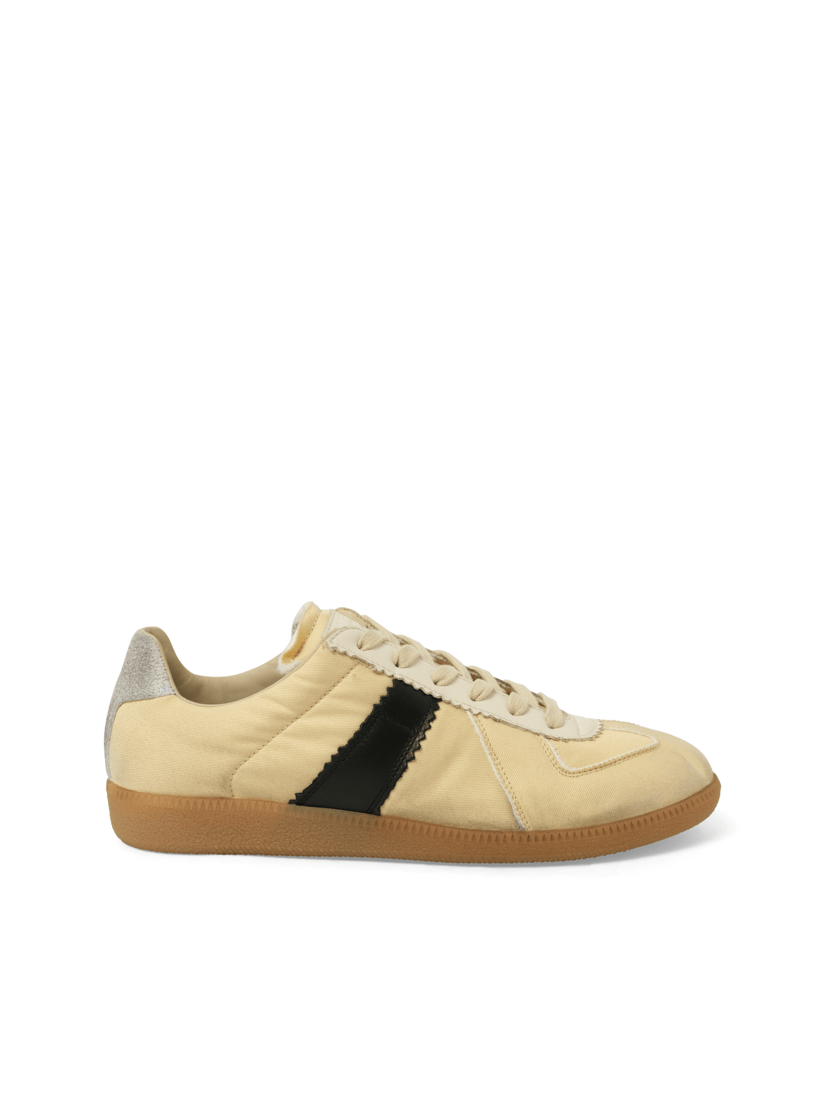 MAISON MARGIELA Replica Sneaker in Black/Yellow
