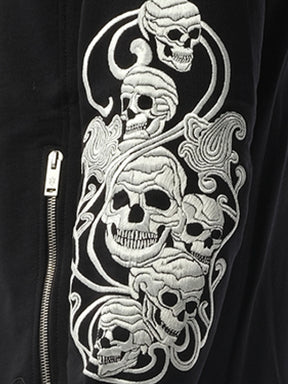 Emb Hoodie in Black