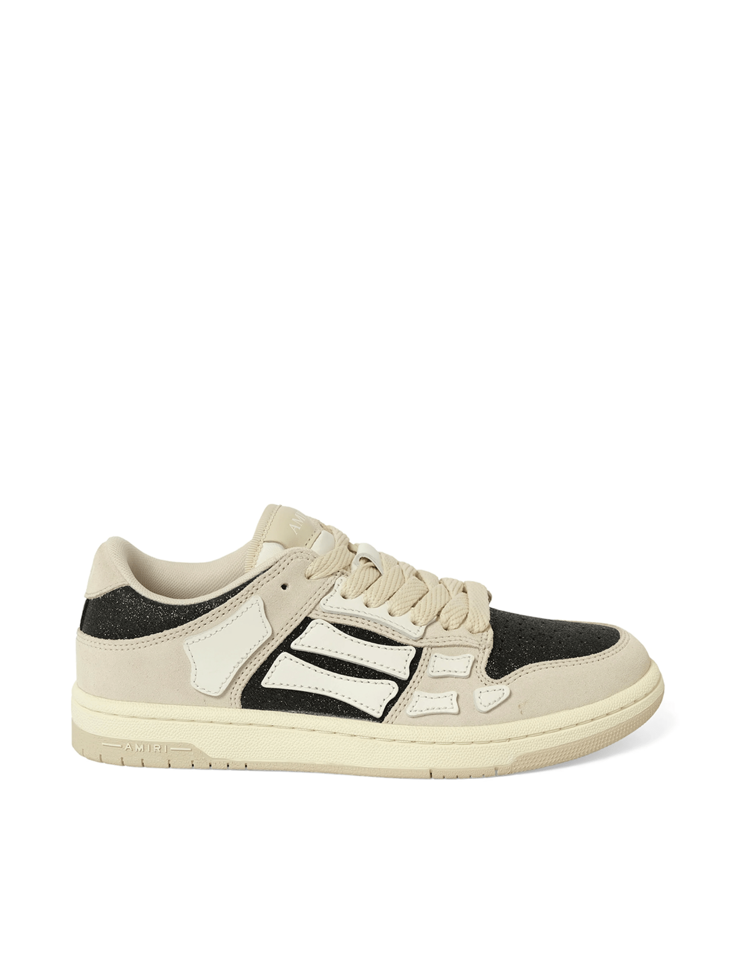 Amiri Low-Top Black & Beige Sneakers