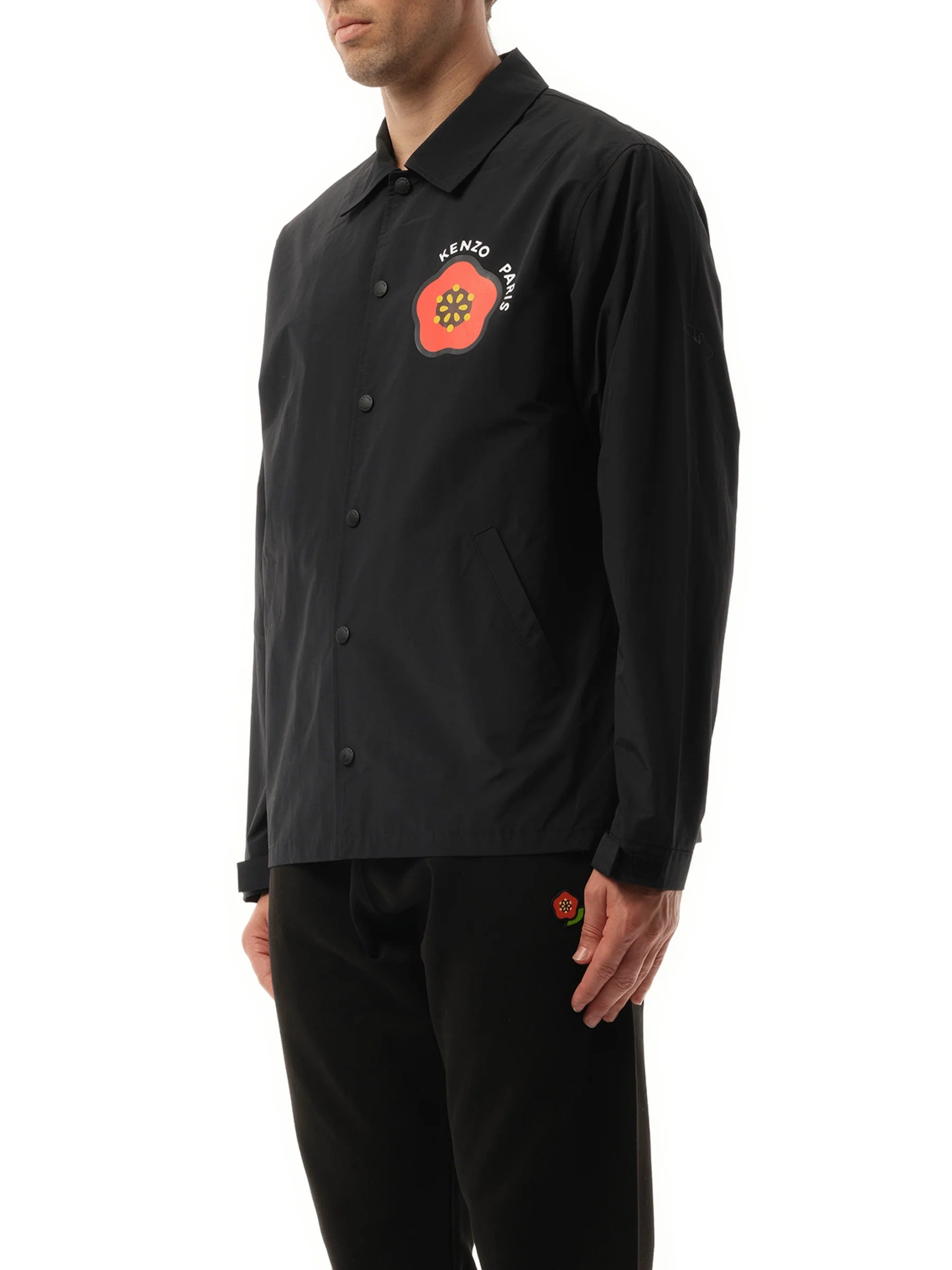 Kenzo Pop Light Coach Jacket in Black