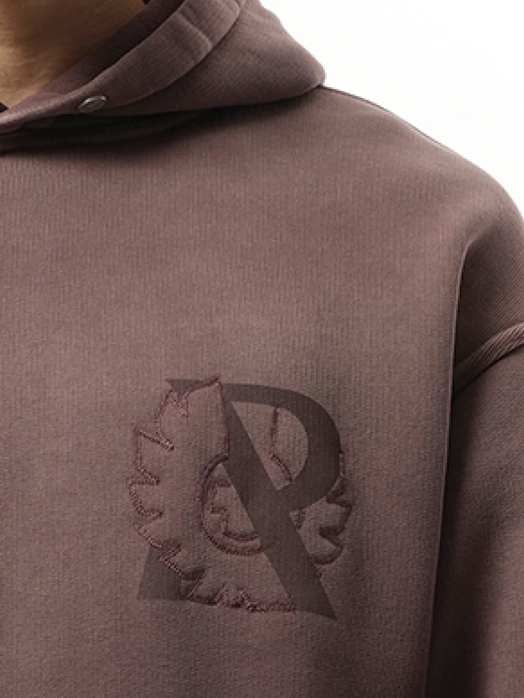 Represent X Belstaff Outline Phoenix Hoodie in Plum