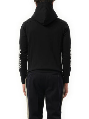 Emb Hoodie in Black
