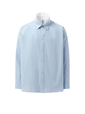 Hybrid Shirt in Light Blue/White