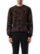 Victorian Emb Sweatshirt in Black