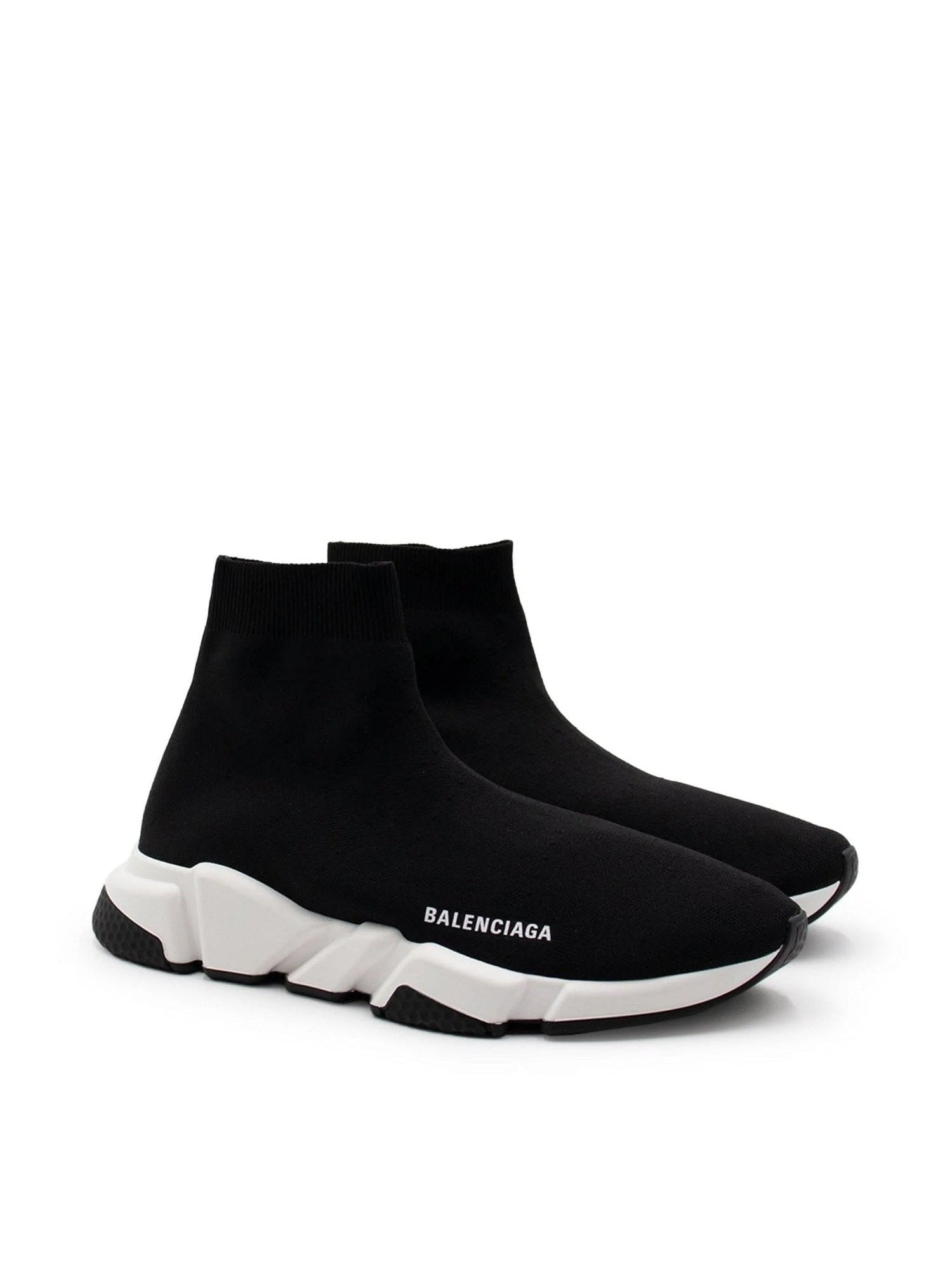 BALENCIAGA Speed Recycled Knit Sneaker in Black