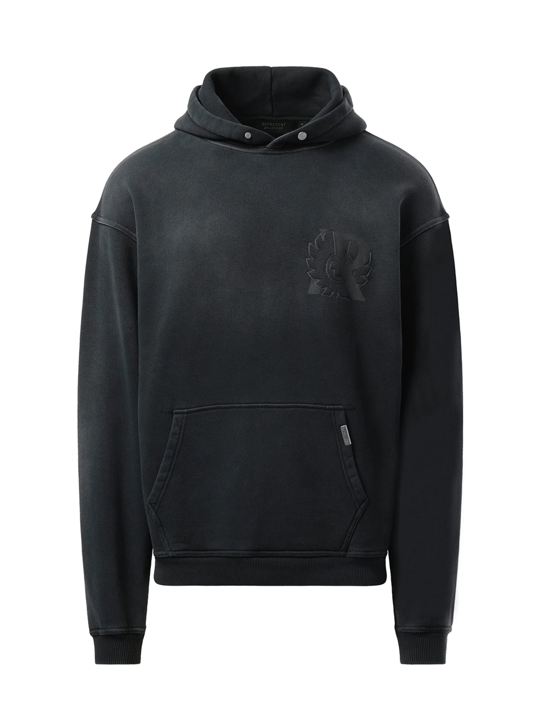 Represent X Belstaff Outline Phoenix Hoodie in Shadow