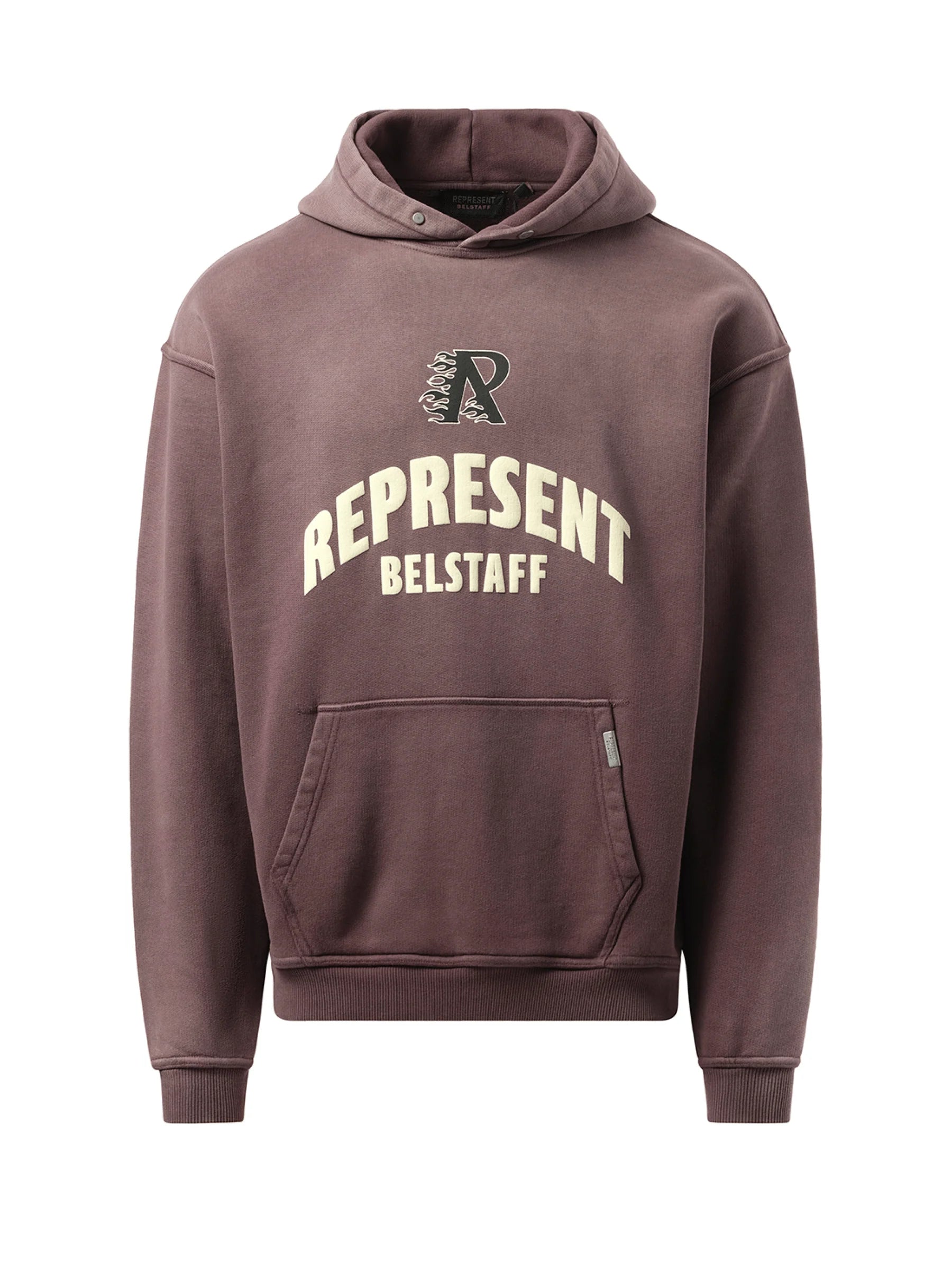 Represent X Belstaff Flame Phoenix Hoodie in Plum