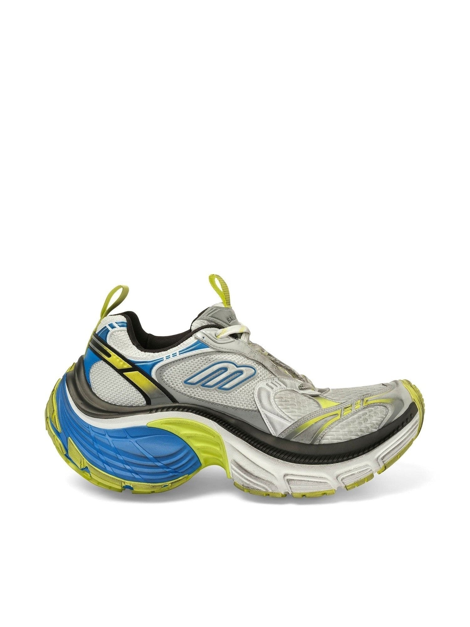 BALENCIAGA 10XL Sneaker in White/Yellow/Blue