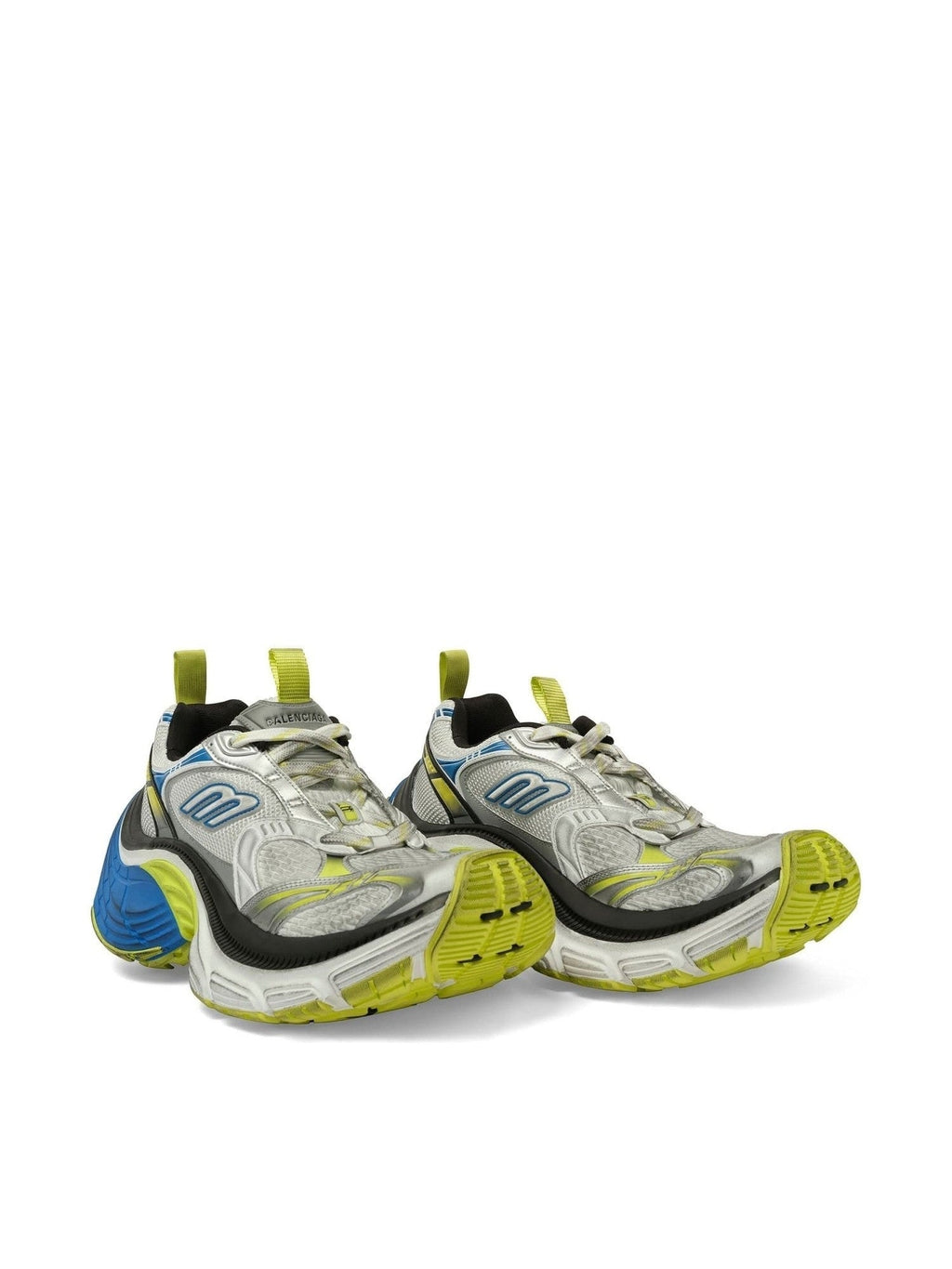 BALENCIAGA 10XL Sneaker in White/Yellow/Blue