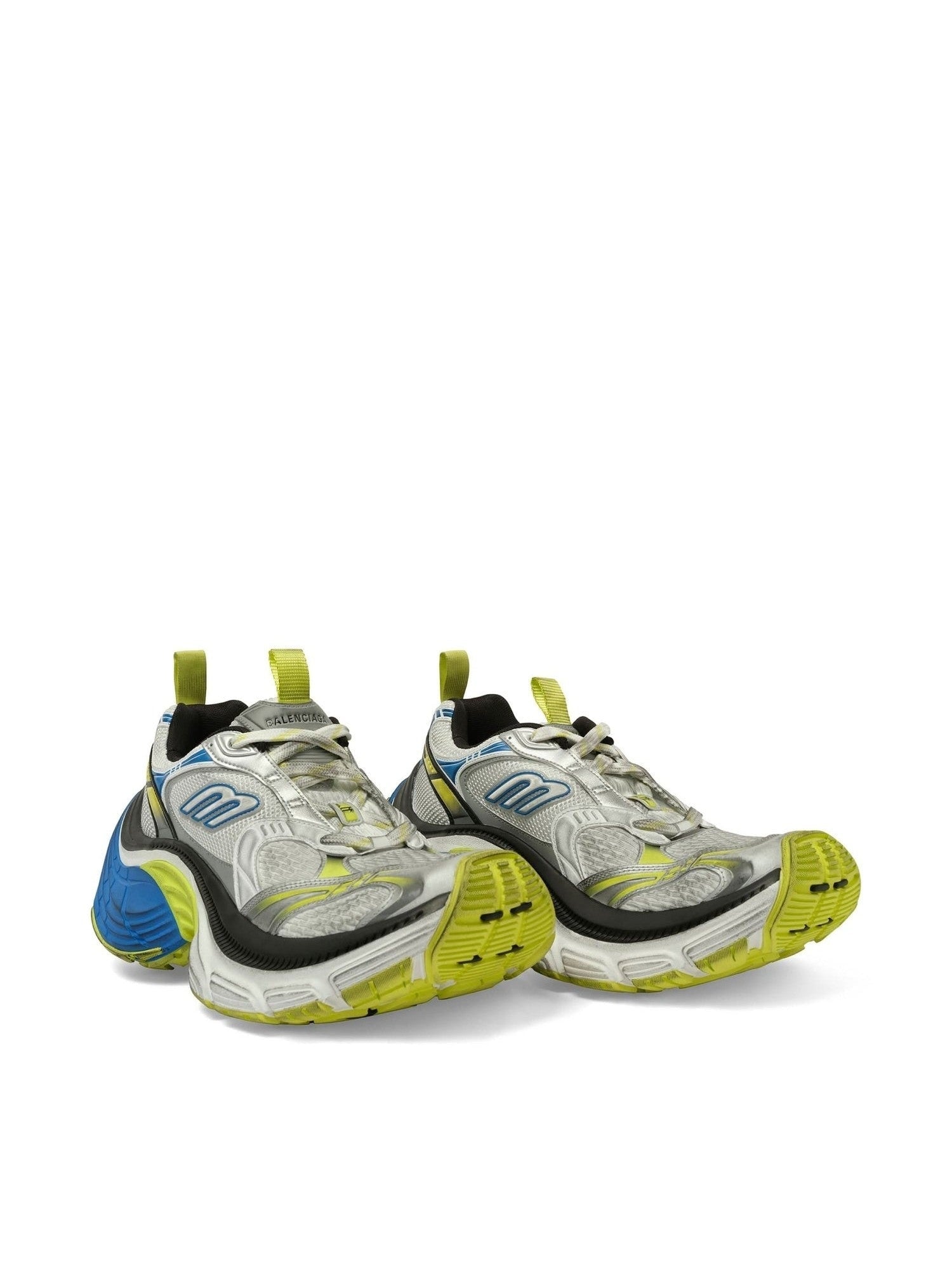 BALENCIAGA 10XL Sneaker in White/Yellow/Blue