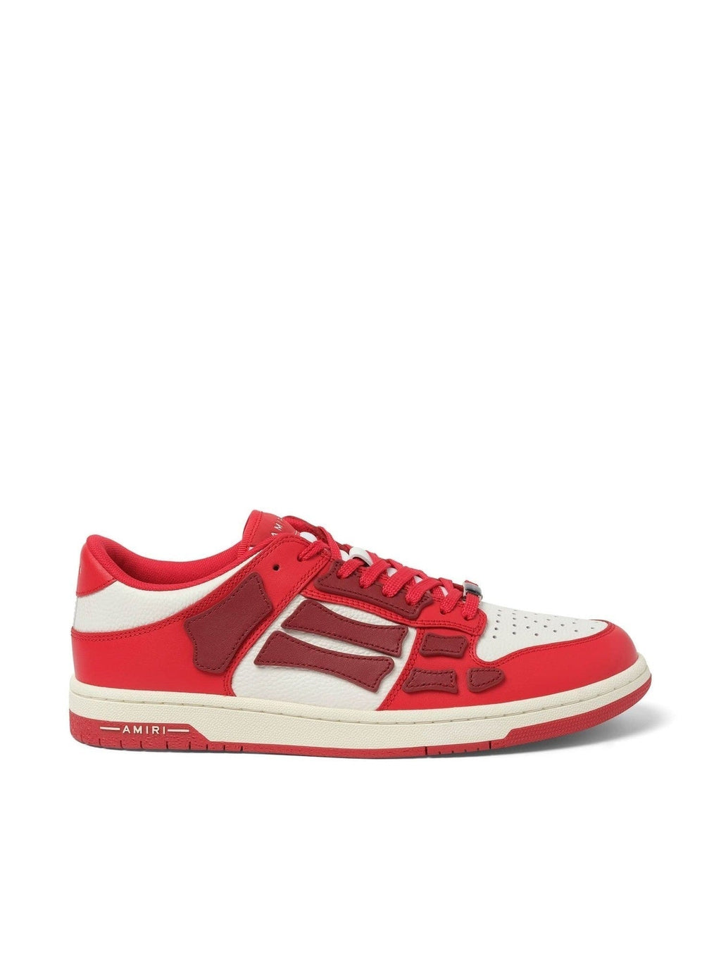 AMIRI Skeleton Sneaker in Red/White