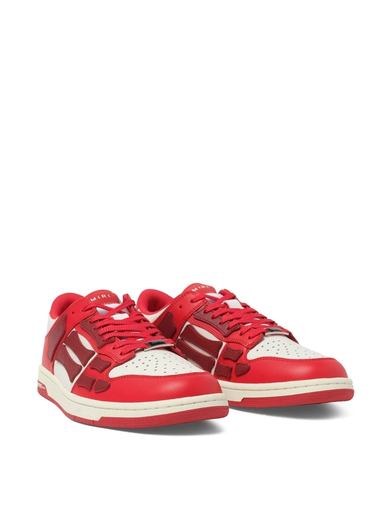 AMIRI Skeleton Sneaker in Red/White