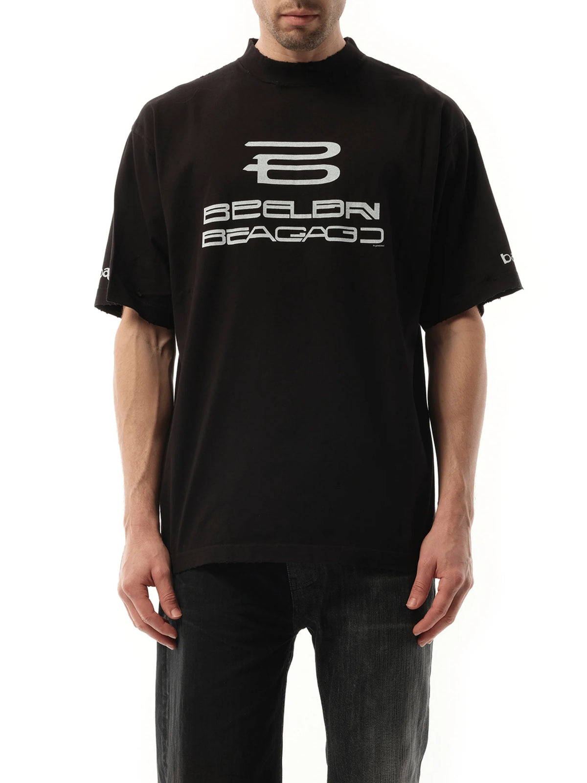 AI Generated Medium Fit T-Shirt in Black/White