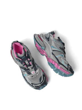 BALENCIAGA Runner 2 Sneaker in Grey/Blue/Pink/Red