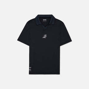 NanoMesh™ Collared Performance Tee - Black