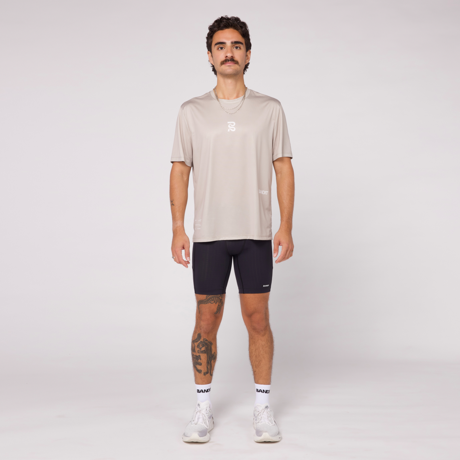 Gridlock™ 7 Pocket Half Tights - Black