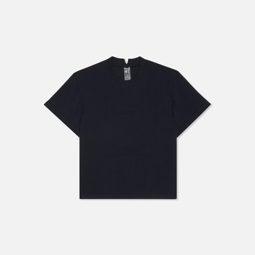 Mercury Seamless™ Women's Crop Tee - Black